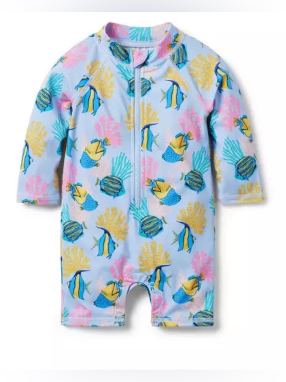 Janie and Jack, Long Sleeve Rashguard Swimsuit, Size 3-6 months